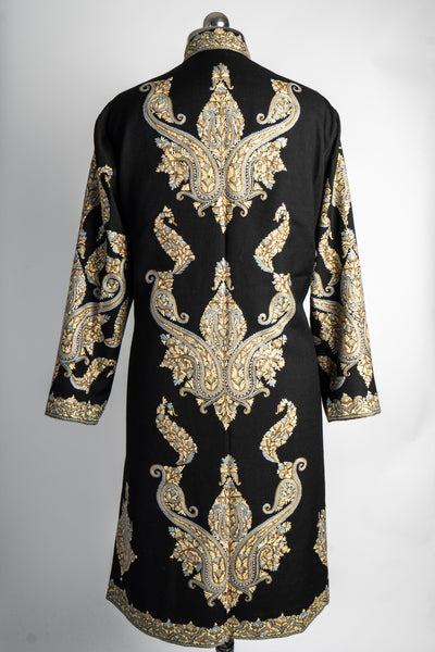 Shehzaadi Aari Hand Embroidered Long Jacket