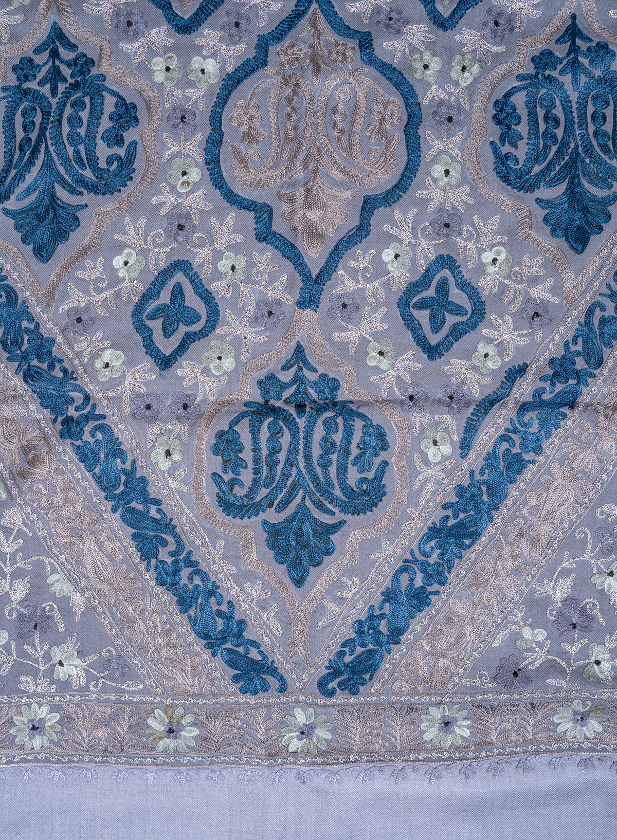 Moonstone Heritage Aari Machine Embroidered Shawl