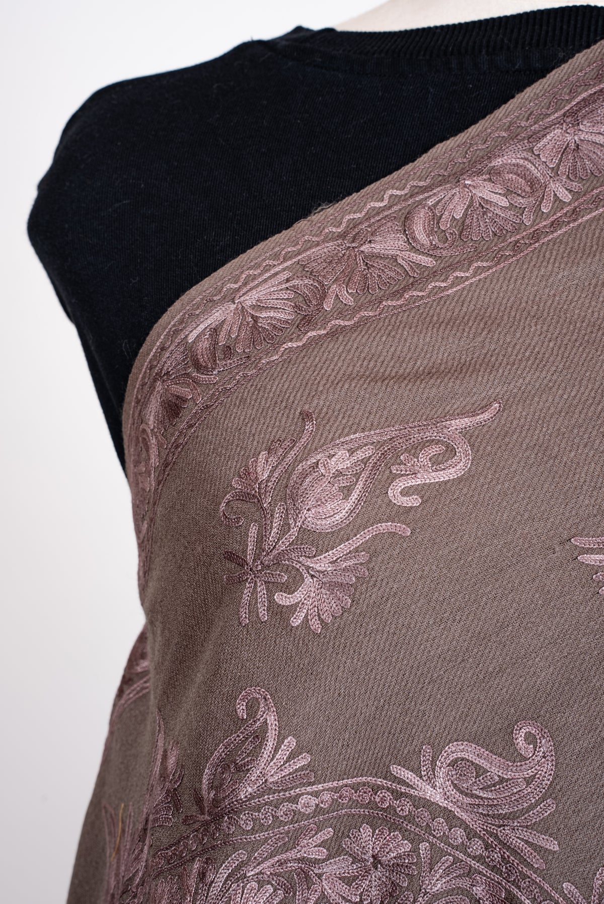 Desert Heirloom Aari Machine Embroidered Shawl