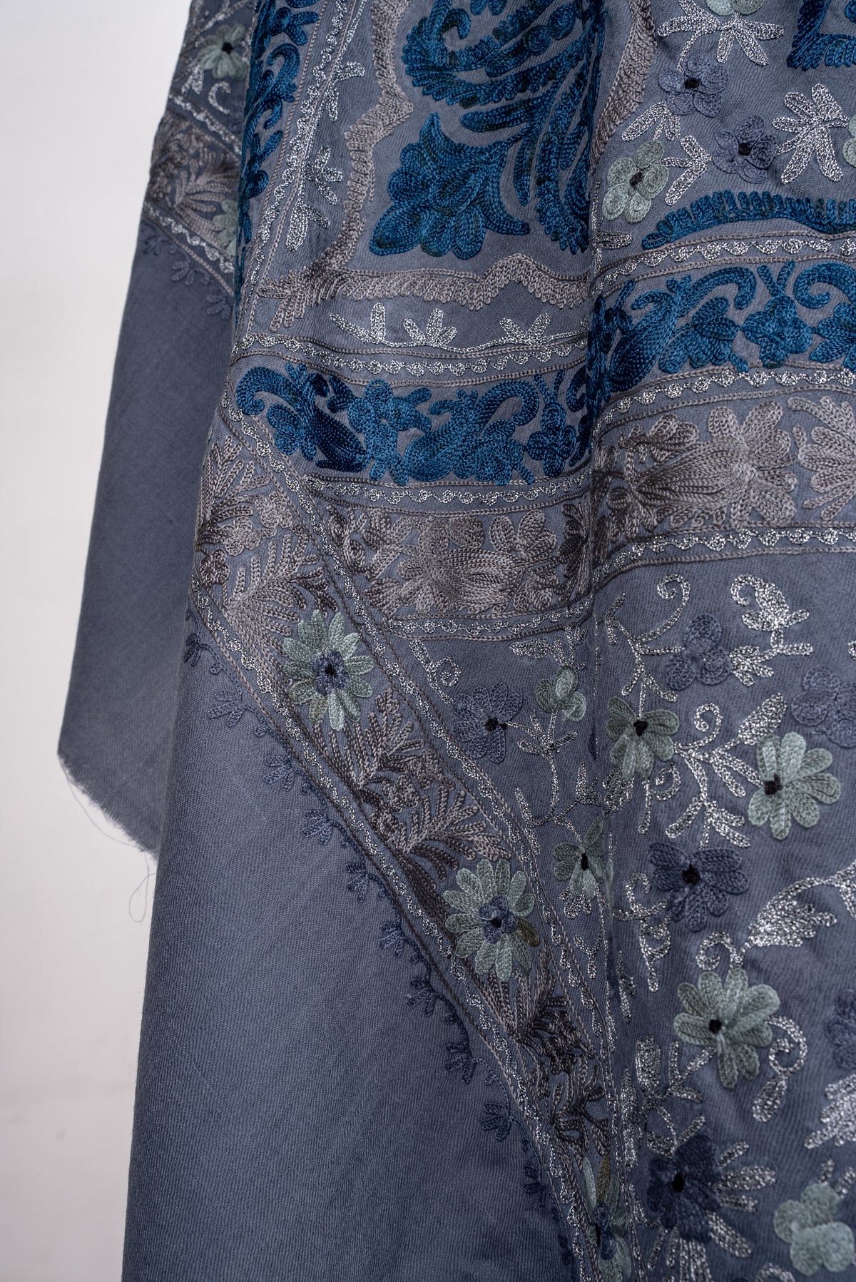 Moonstone Heritage Aari Machine Embroidered Shawl