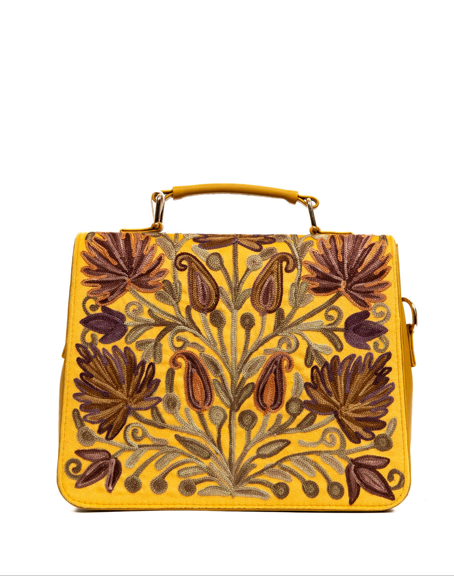 Sunehri Baagh – Aari Embroidery Handbag