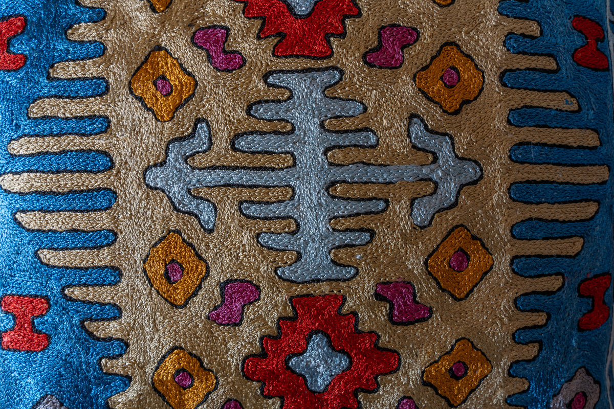 Set of 5 – 16” Hand-Embroidered Cushion Covers