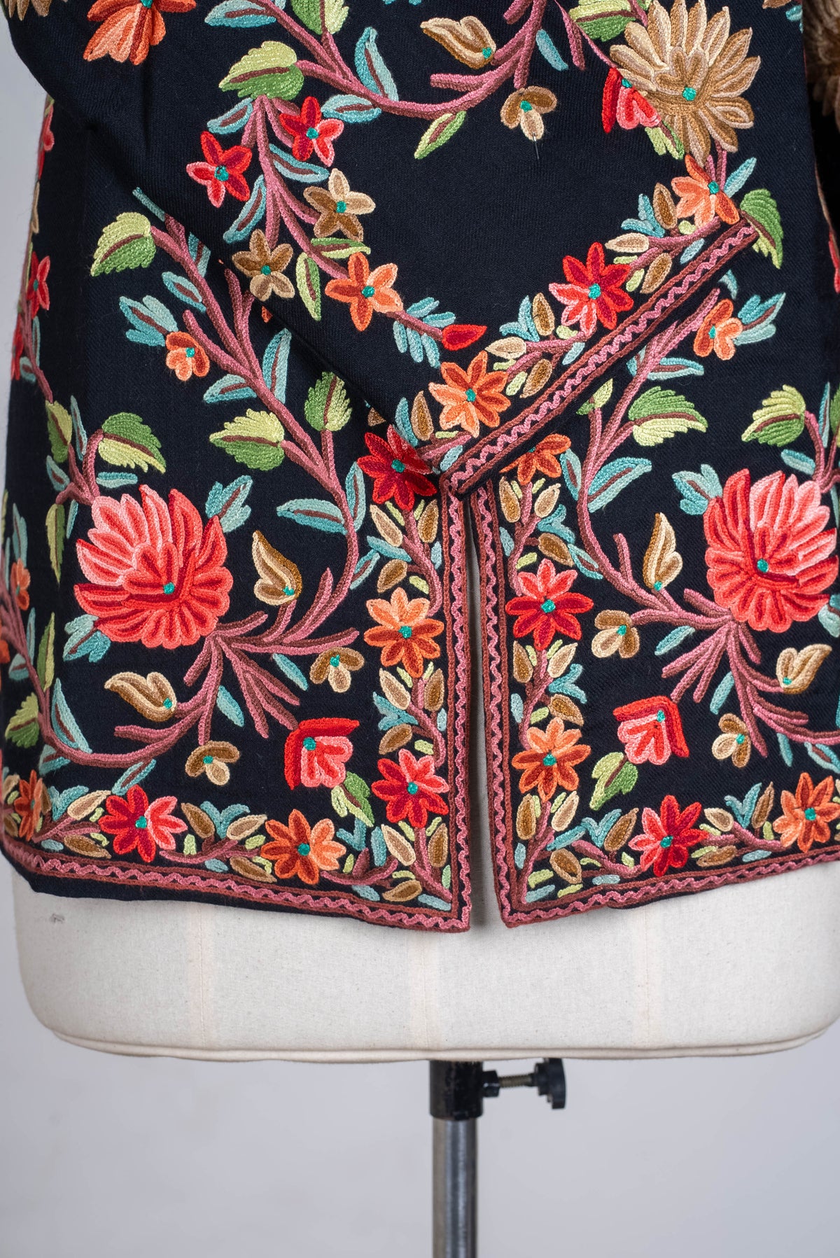 Scarlet Vine Aari Hand Embroidered Short Jacket