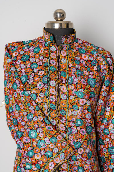 Intricate Paper Mache Hand-Embroidered Jacket