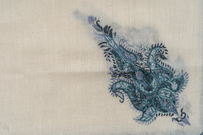 Emerald Mist Rumal — Sozni Hand Embroidered