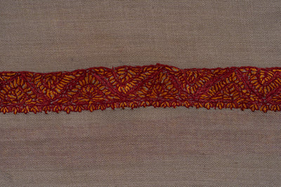 Earth Ember Rumal — Sozni Hand Embroidered