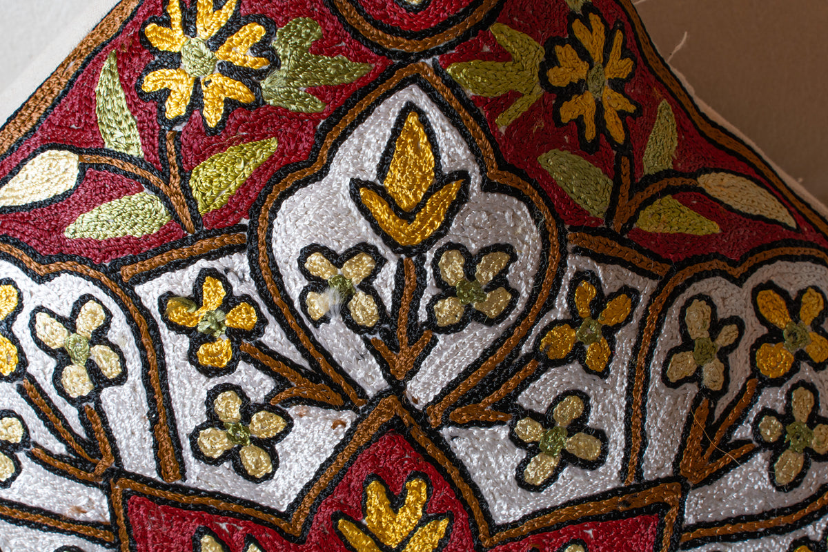 Set of 3 – 16” Hand-Embroidered Cushion Covers