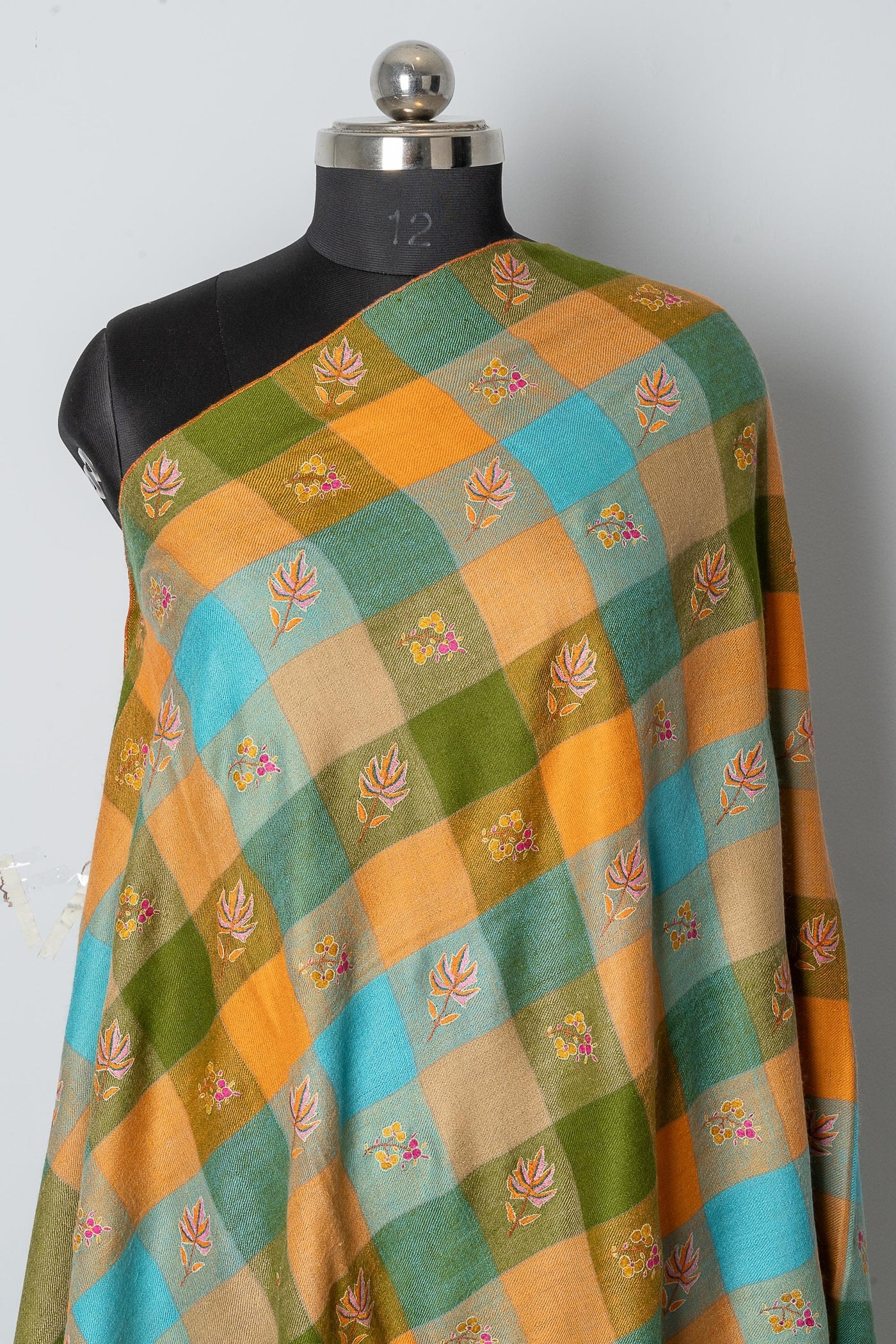 Pure Pashmina Shawl with Sozni Embroidery