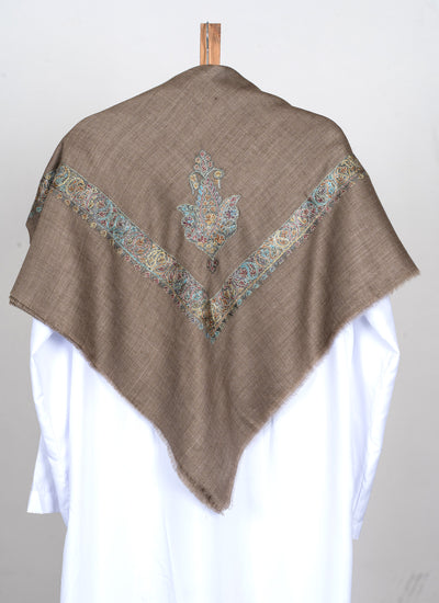 Hazel Bloom Rumal — Sozni Hand Embroidered