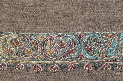 Hazel Bloom Rumal — Sozni Hand Embroidered