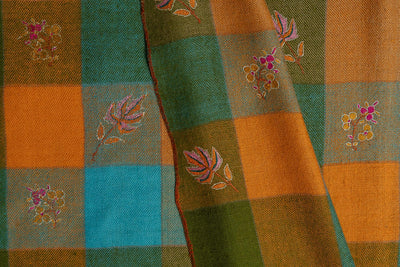 Pure Pashmina Shawl with Sozni Embroidery
