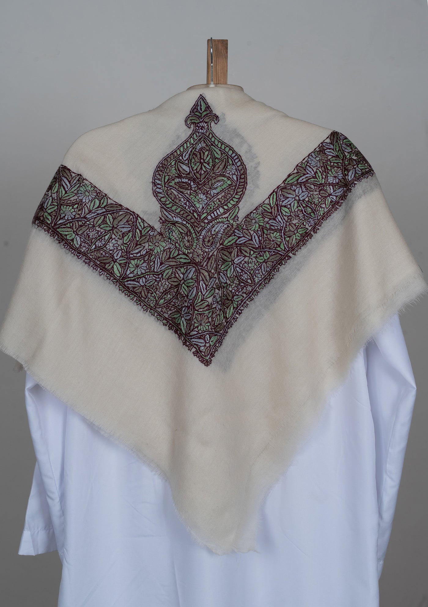 Meadow Bloom Rumal — Sozni Hand Embroidered