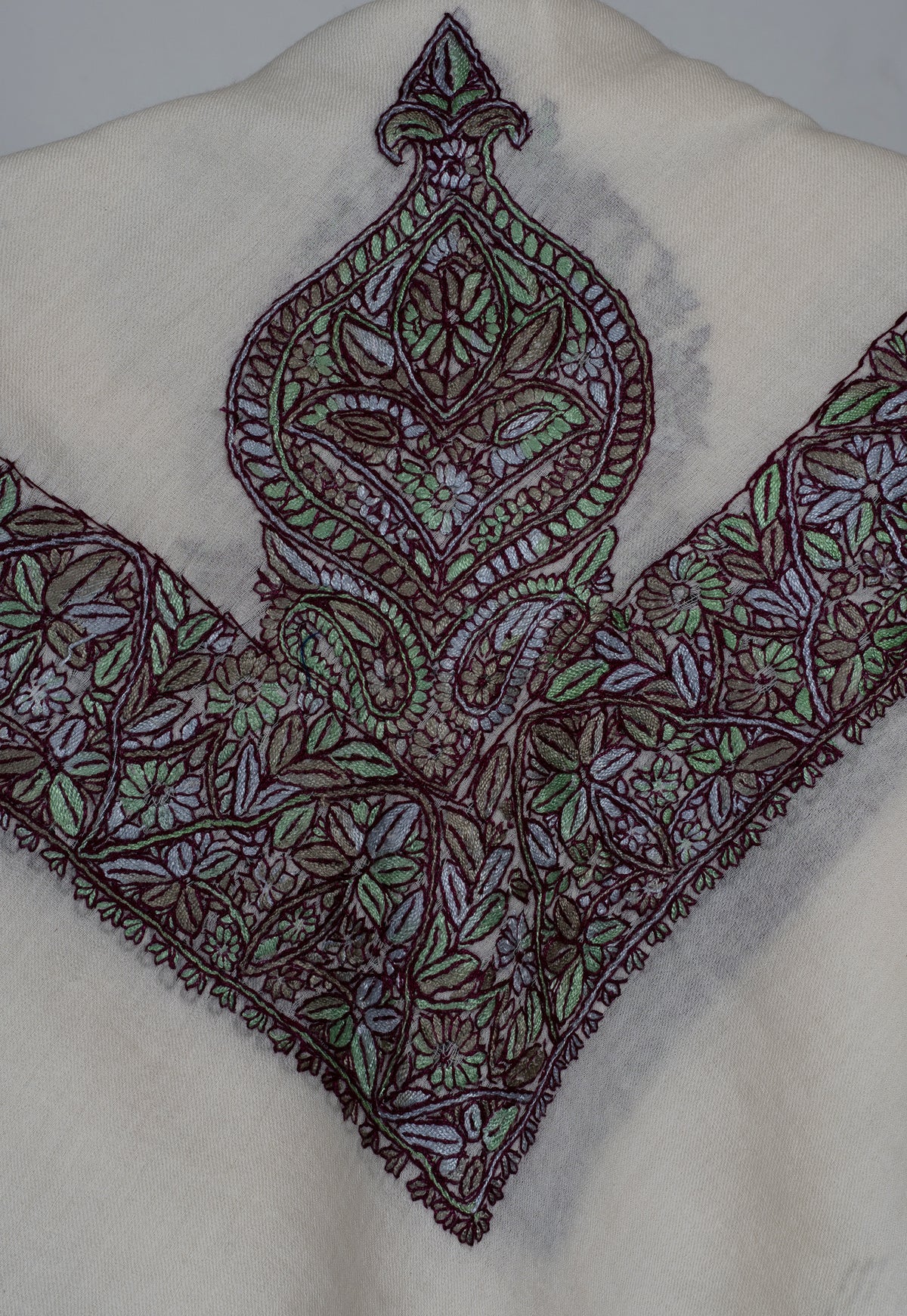 Meadow Bloom Rumal — Sozni Hand Embroidered