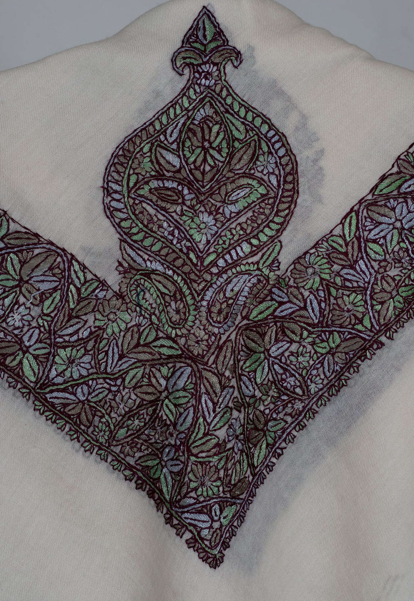 Meadow Bloom Rumal — Sozni Hand Embroidered