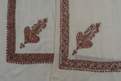 Fern Enclave Rumal — Sozni Hand Embroidered