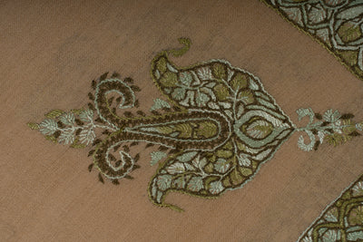 Desert Sage Rumal — Sozni Hand Embroidered