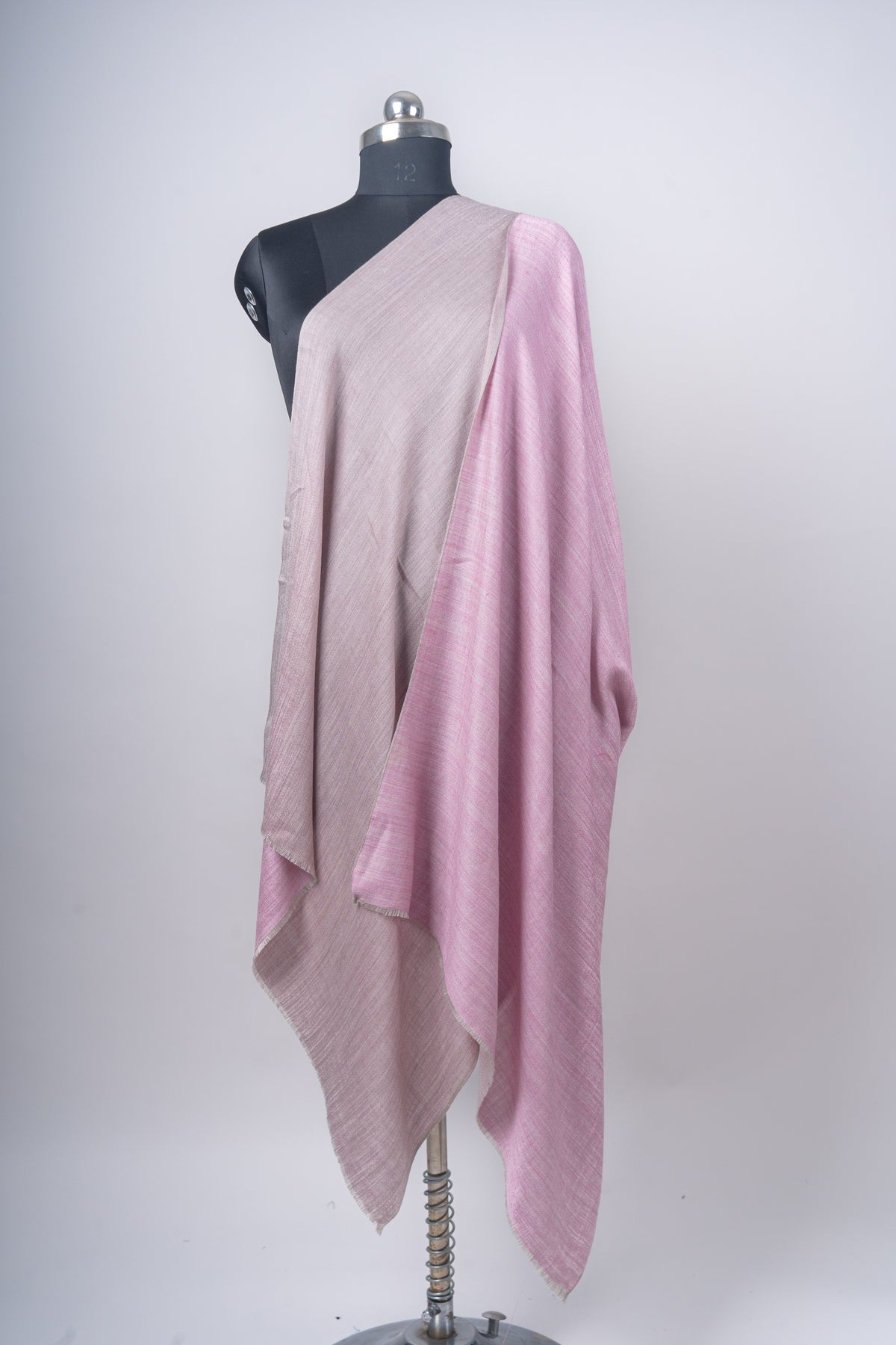 Rosy Dusk Reversible Merino Wool Stole – Gulabi Saaye