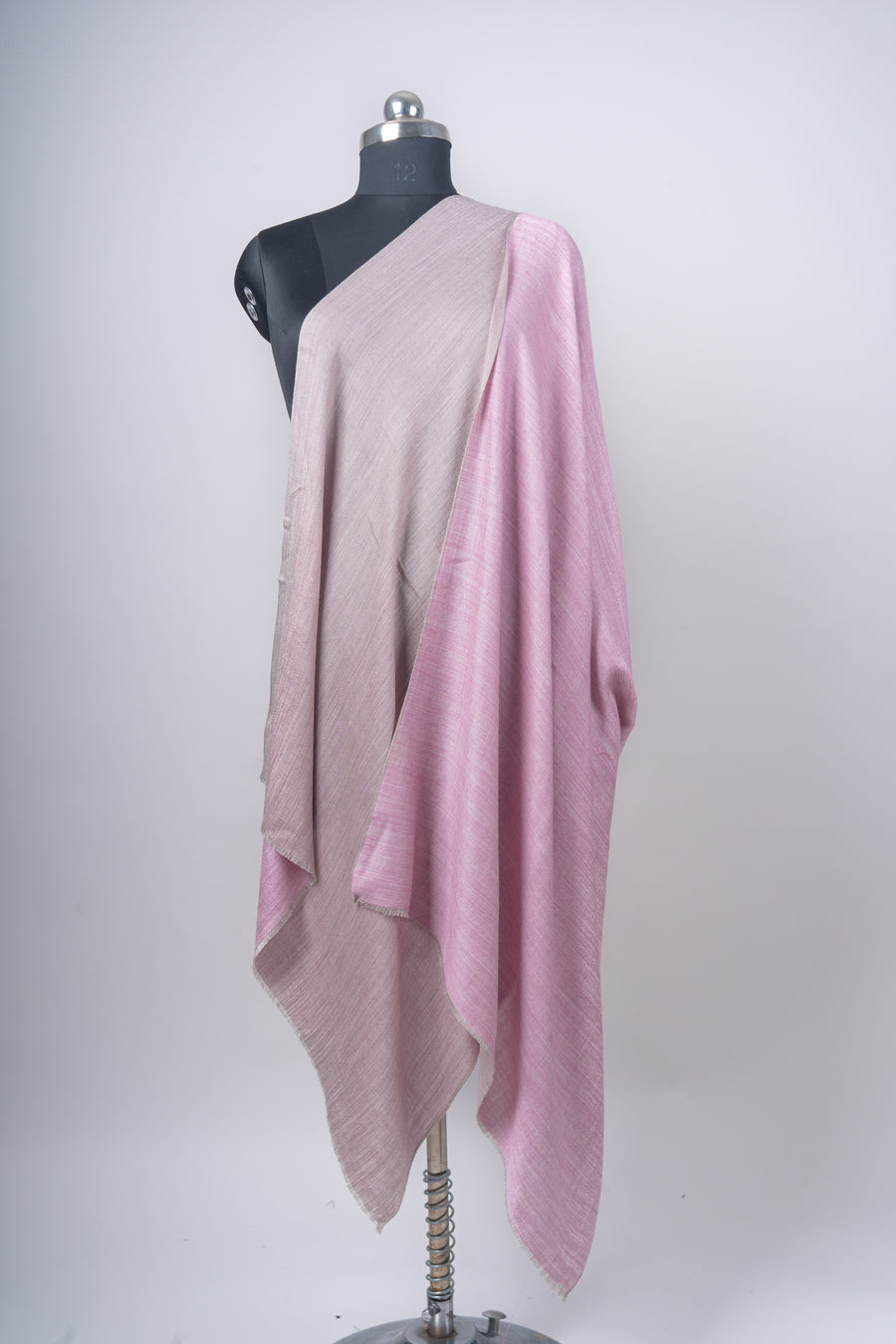 Rosy Dusk Reversible Merino Wool Stole – Gulabi Saaye