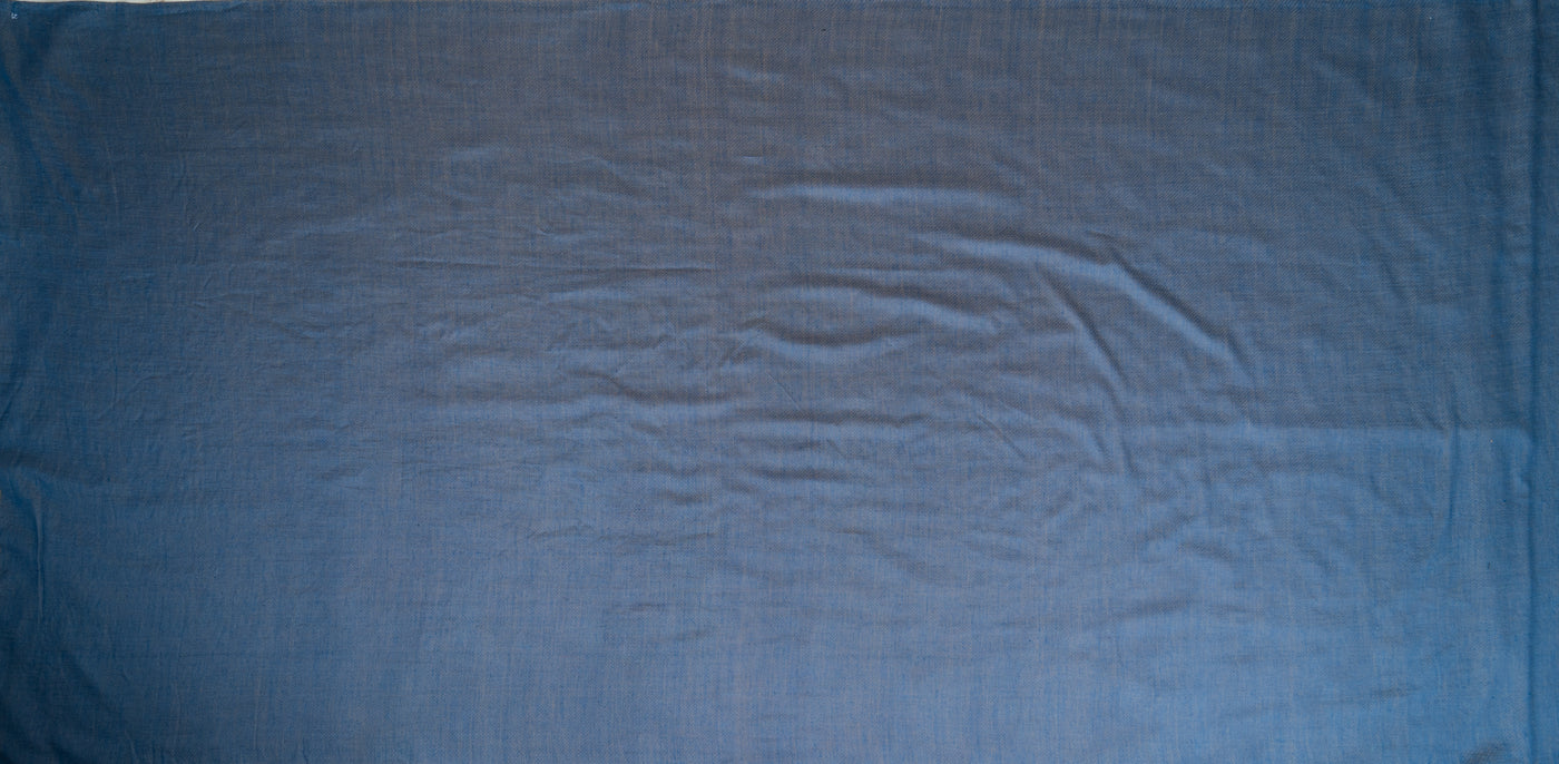 Ruh-e-Bahar: 3 Yards Plain Pure pashmina Wool Shawl