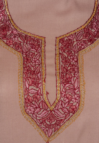 Blush Beige Sozni Hand Embroidered Suit