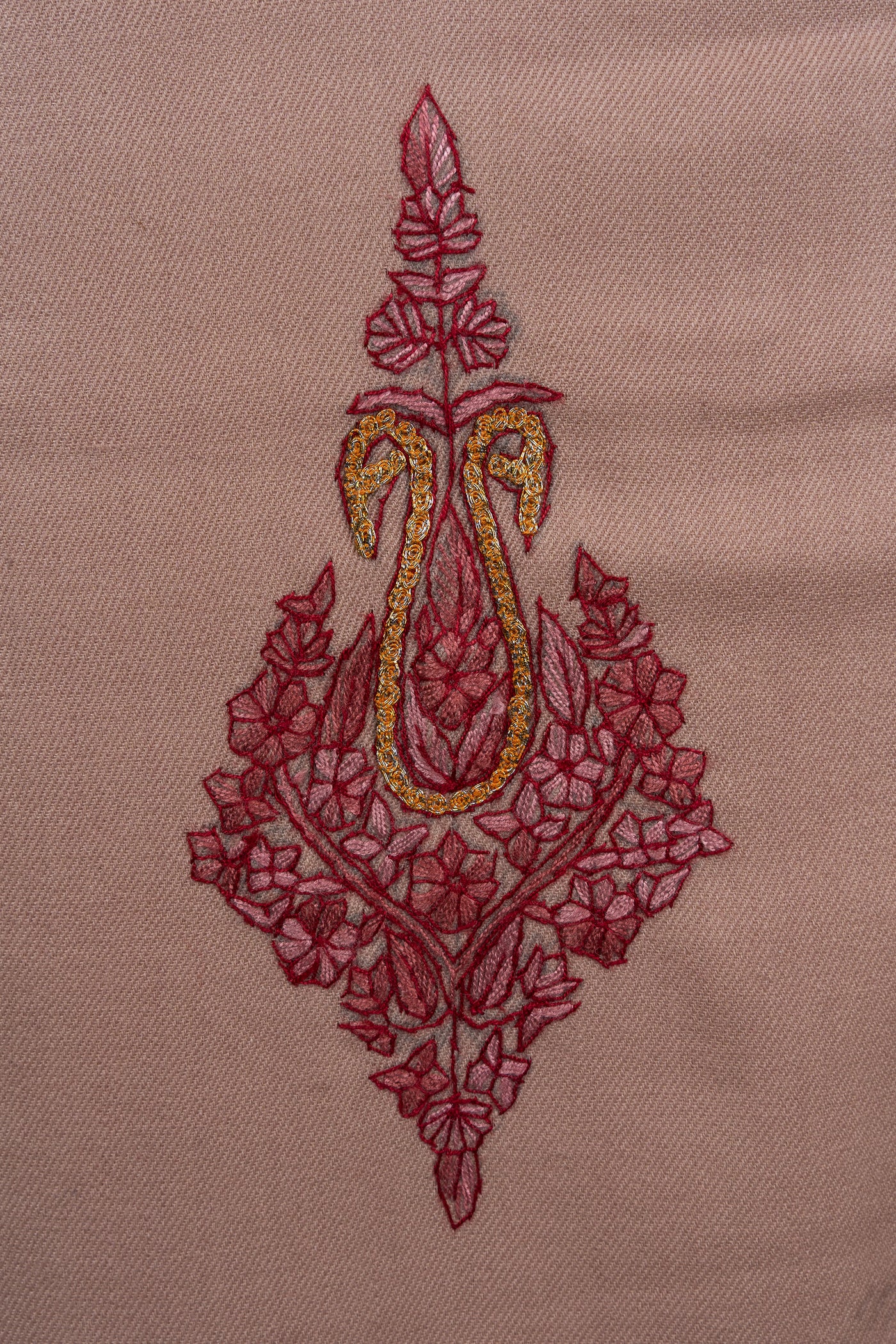 Blush Beige Sozni Hand Embroidered Suit