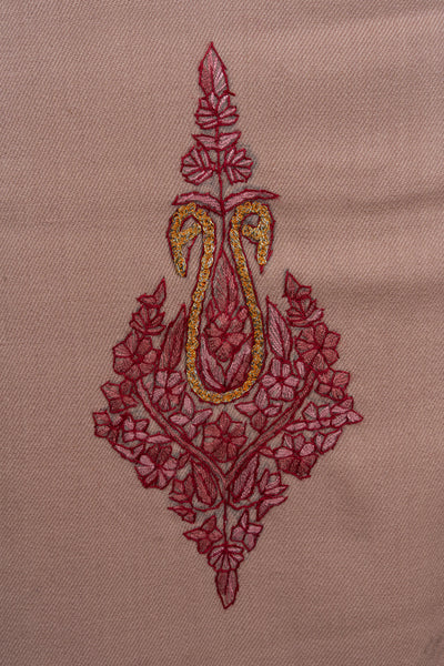 Blush Beige Sozni Hand Embroidered Suit