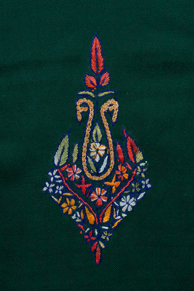 Emerald Grace Sozni Hand Embroidered Suit