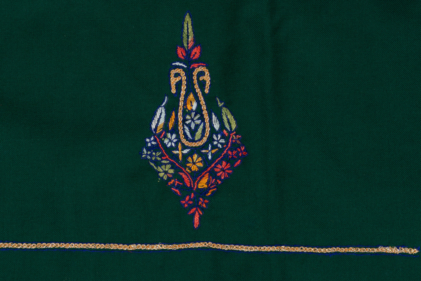 Emerald Grace Sozni Hand Embroidered Suit