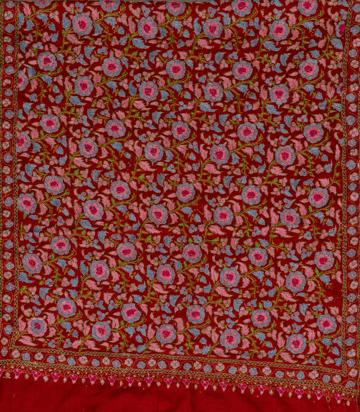 Gul-e-Gulnaar Papier Mache Kashmiri Shawl