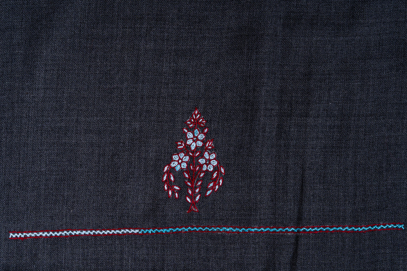 Charcoal Majesty Sozni Hand Embroidered Suit