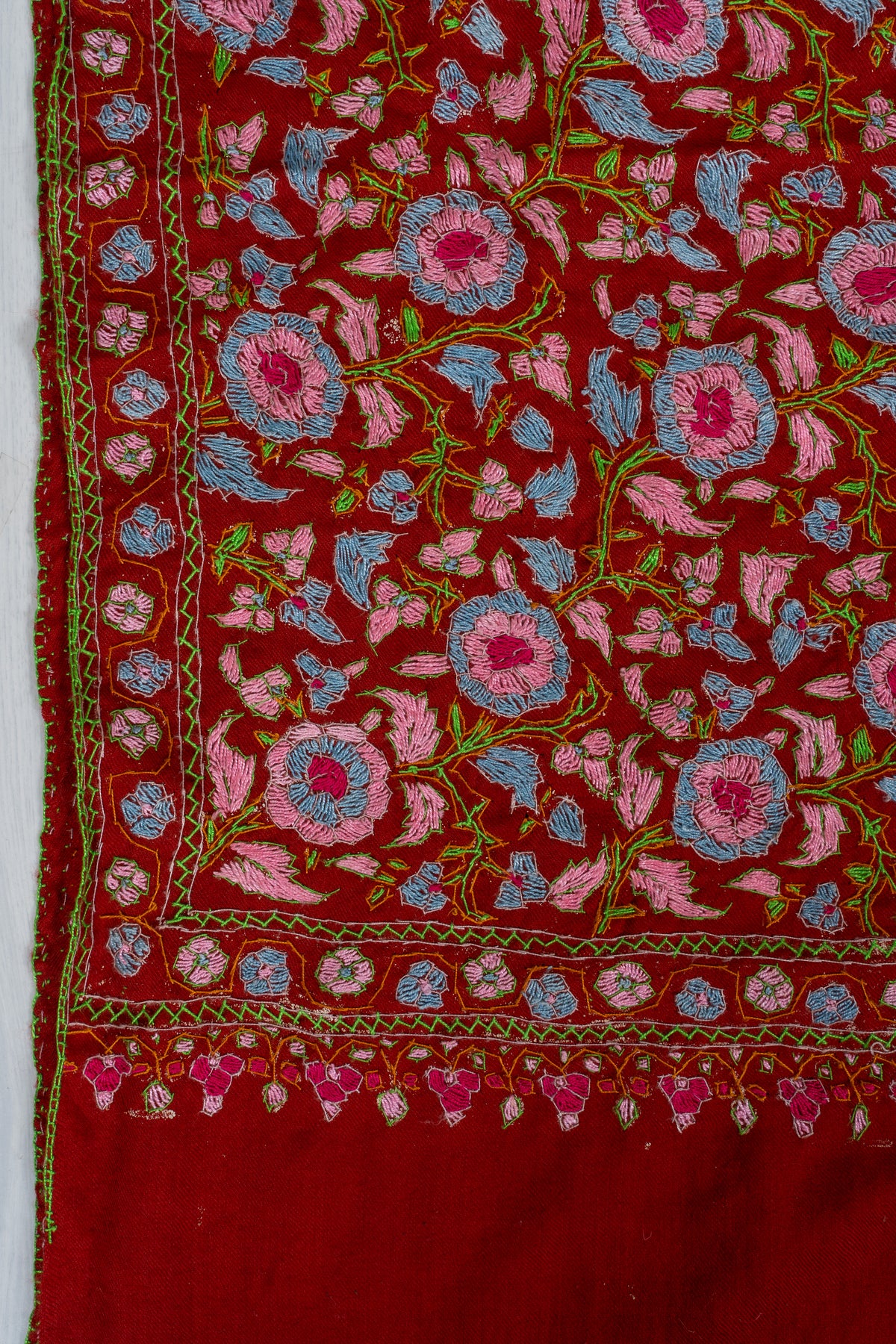 Gul-e-Gulnaar Papier Mache Kashmiri Shawl