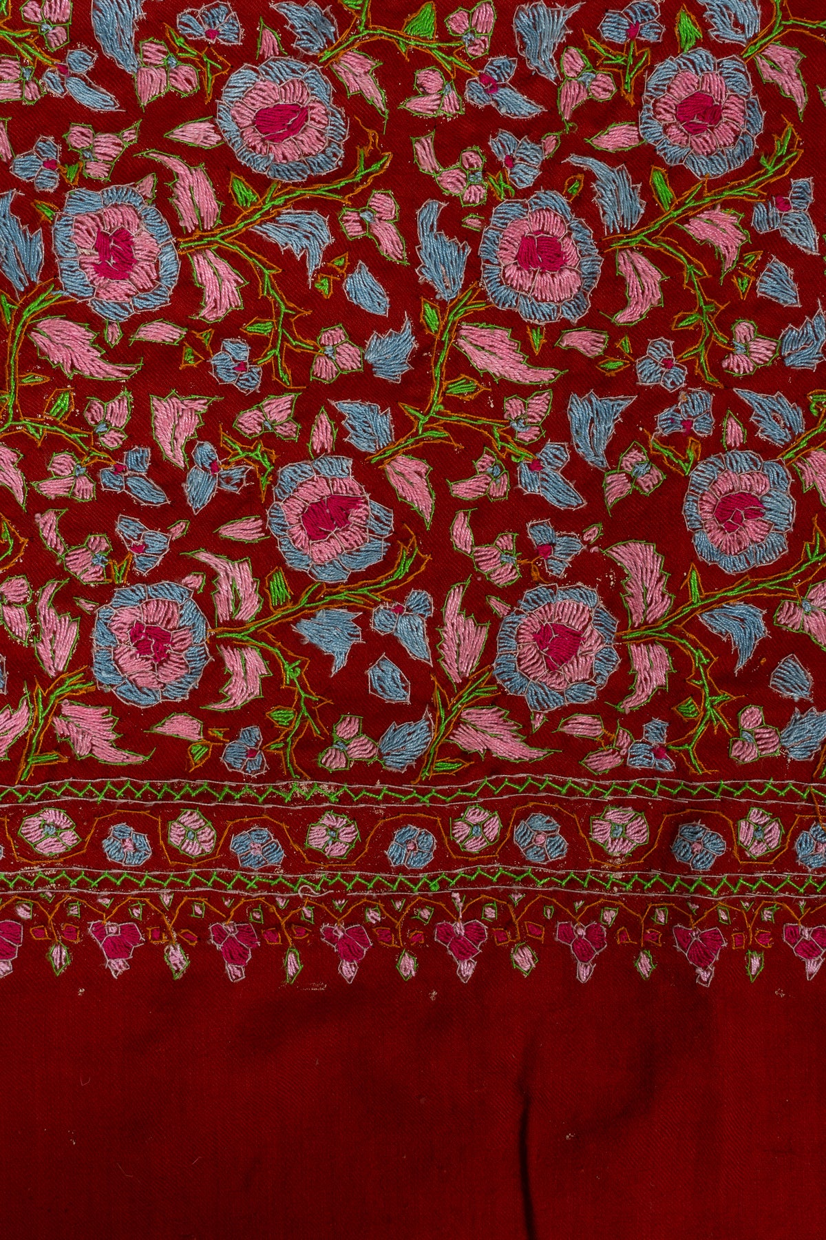 Gul-e-Gulnaar Papier Mache Kashmiri Shawl