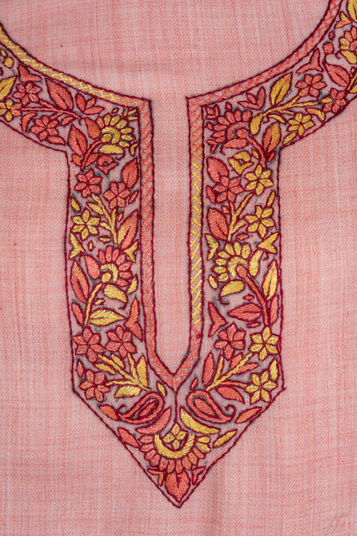 Blush Petal Sozni Hand Embroidered Suit
