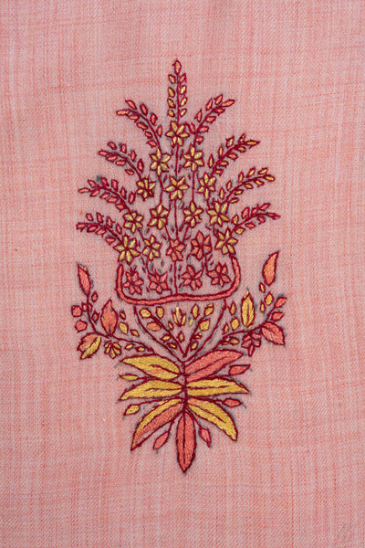 Blush Petal Sozni Hand Embroidered Suit