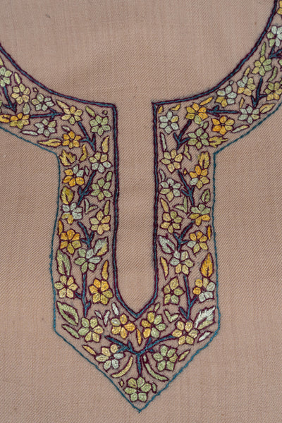 Sandstone Sozni Hand Embroidered Suit
