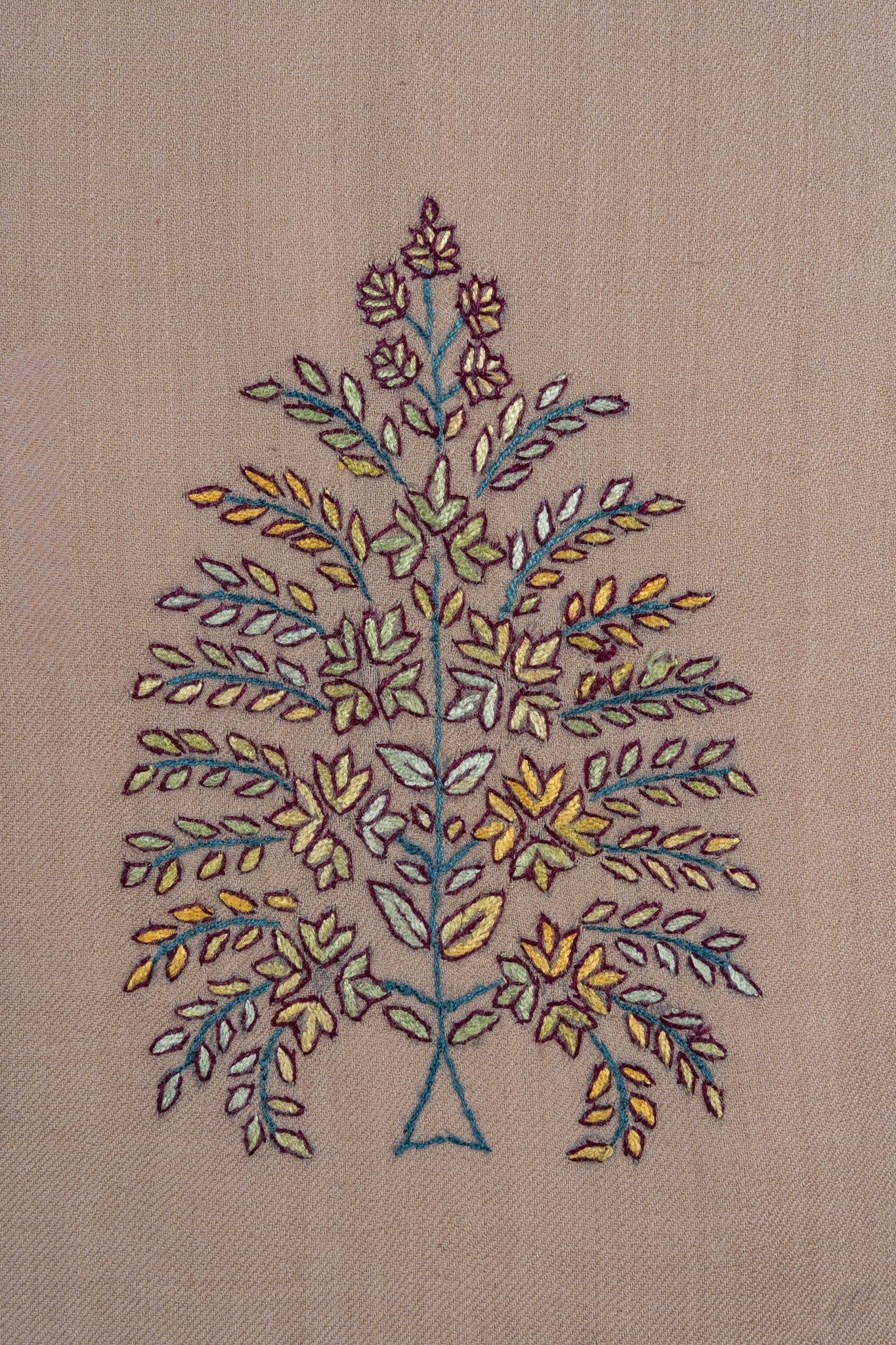 Sandstone Sozni Hand Embroidered Suit