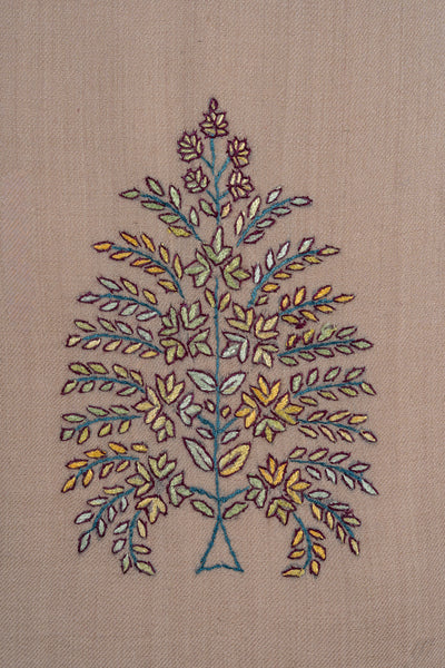 Sandstone Sozni Hand Embroidered Suit