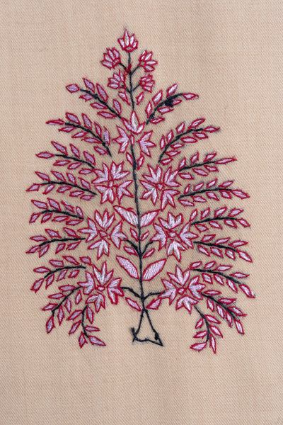 Desert Rose Sozni Hand Embroidered Suit