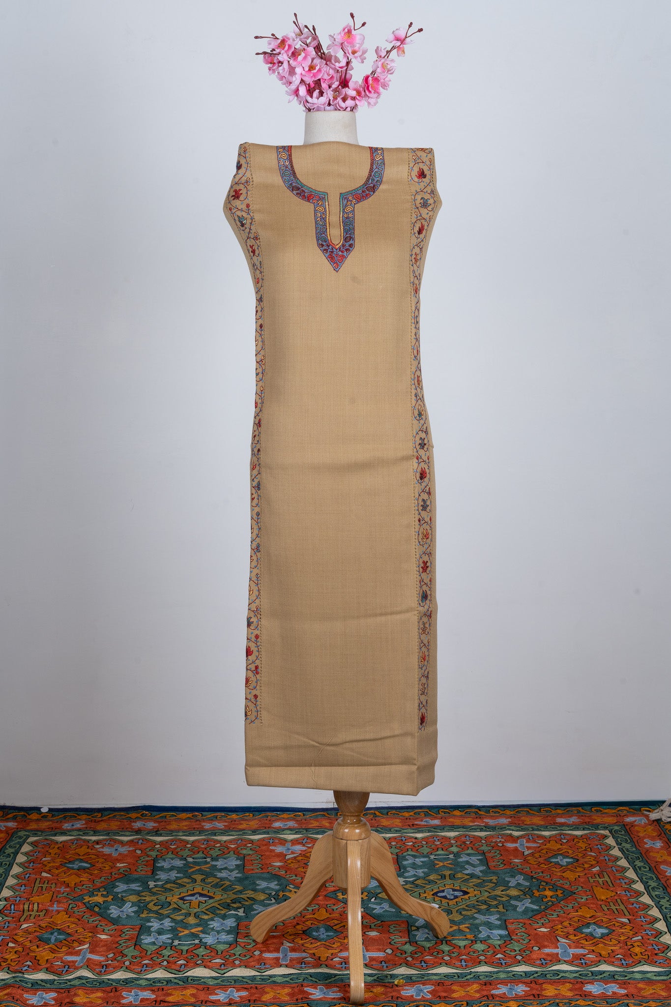 Golden Essence Sozni Hand Embroidered Suit