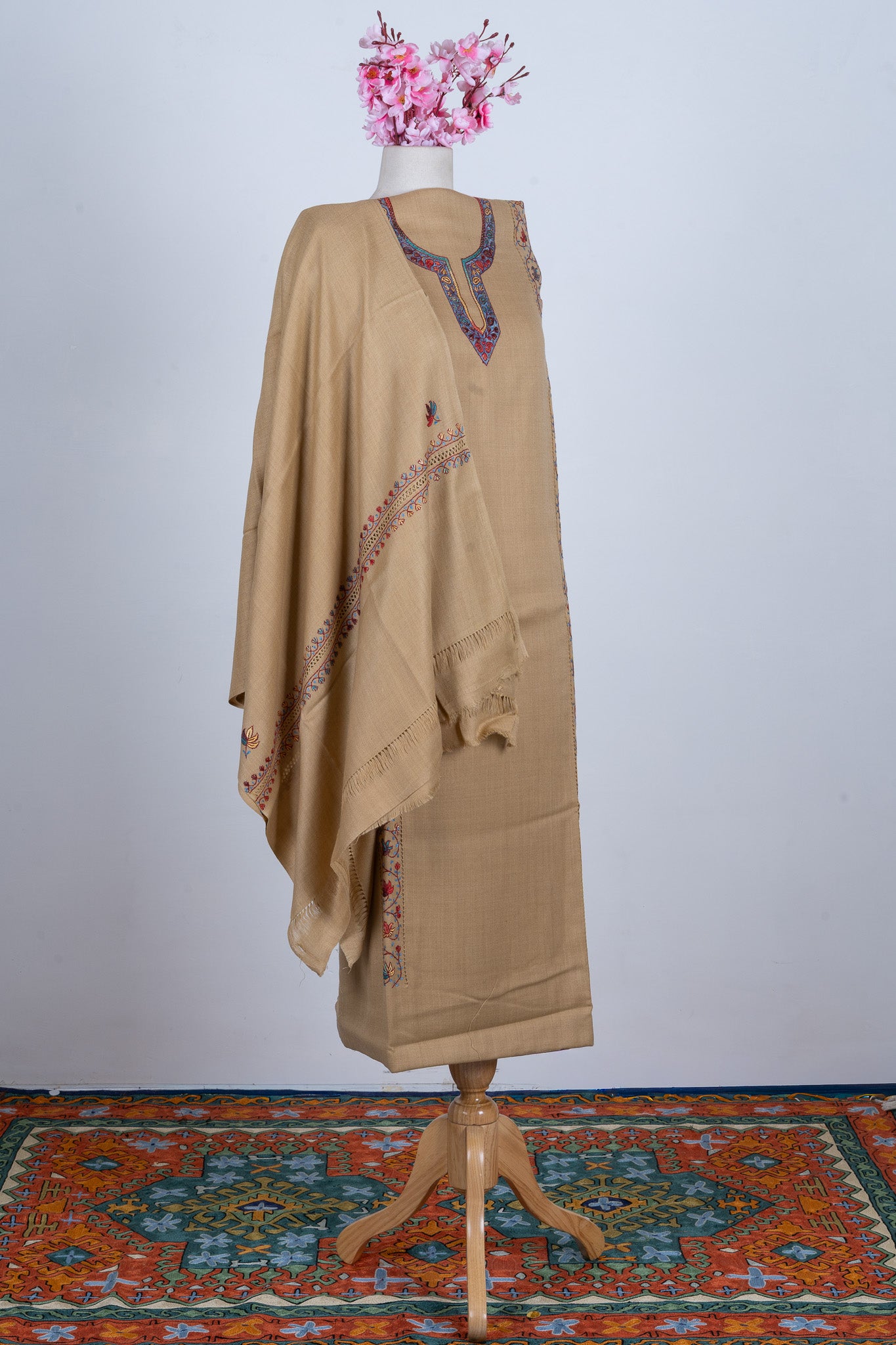 Golden Essence Sozni Hand Embroidered Suit