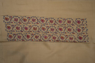 Honey Gold Sozni Hand Embroidered Suit