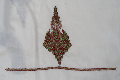 Ivory Charm Sozni Hand Embroidered Suit