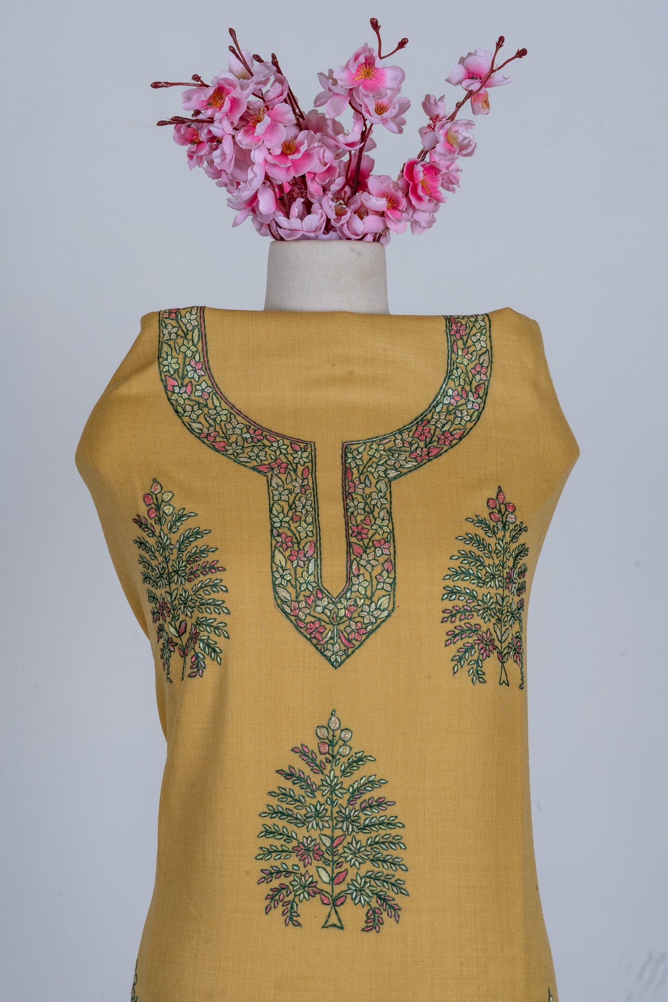 Golden Grove Sozni Hand Embroidered Suit