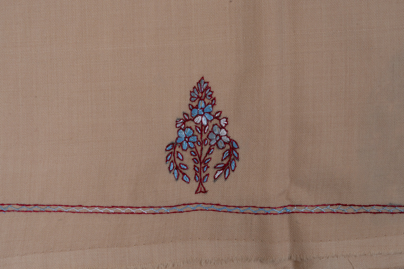 Desert Mist Sozni Hand Embroidered Suit
