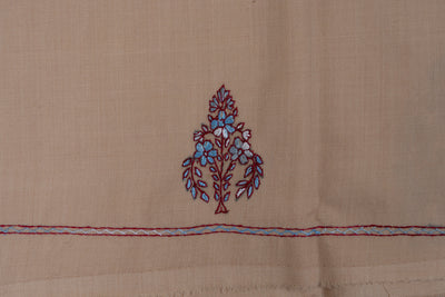 Desert Mist Sozni Hand Embroidered Suit