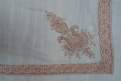 Sand Veil Rumal — Pure Pashmina Sozni Hand Embroidered