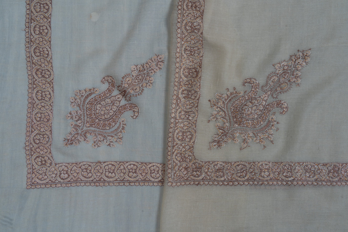Sand Veil Rumal — Pure Pashmina Sozni Hand Embroidered