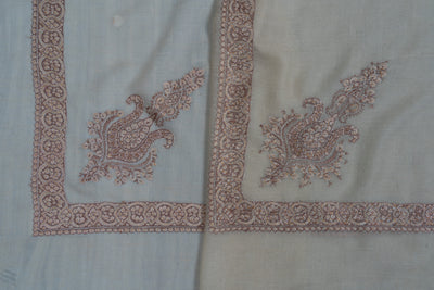 Sand Veil Rumal — Pure Pashmina Sozni Hand Embroidered