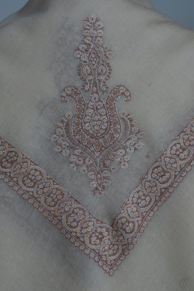 Sand Veil Rumal — Pure Pashmina Sozni Hand Embroidered