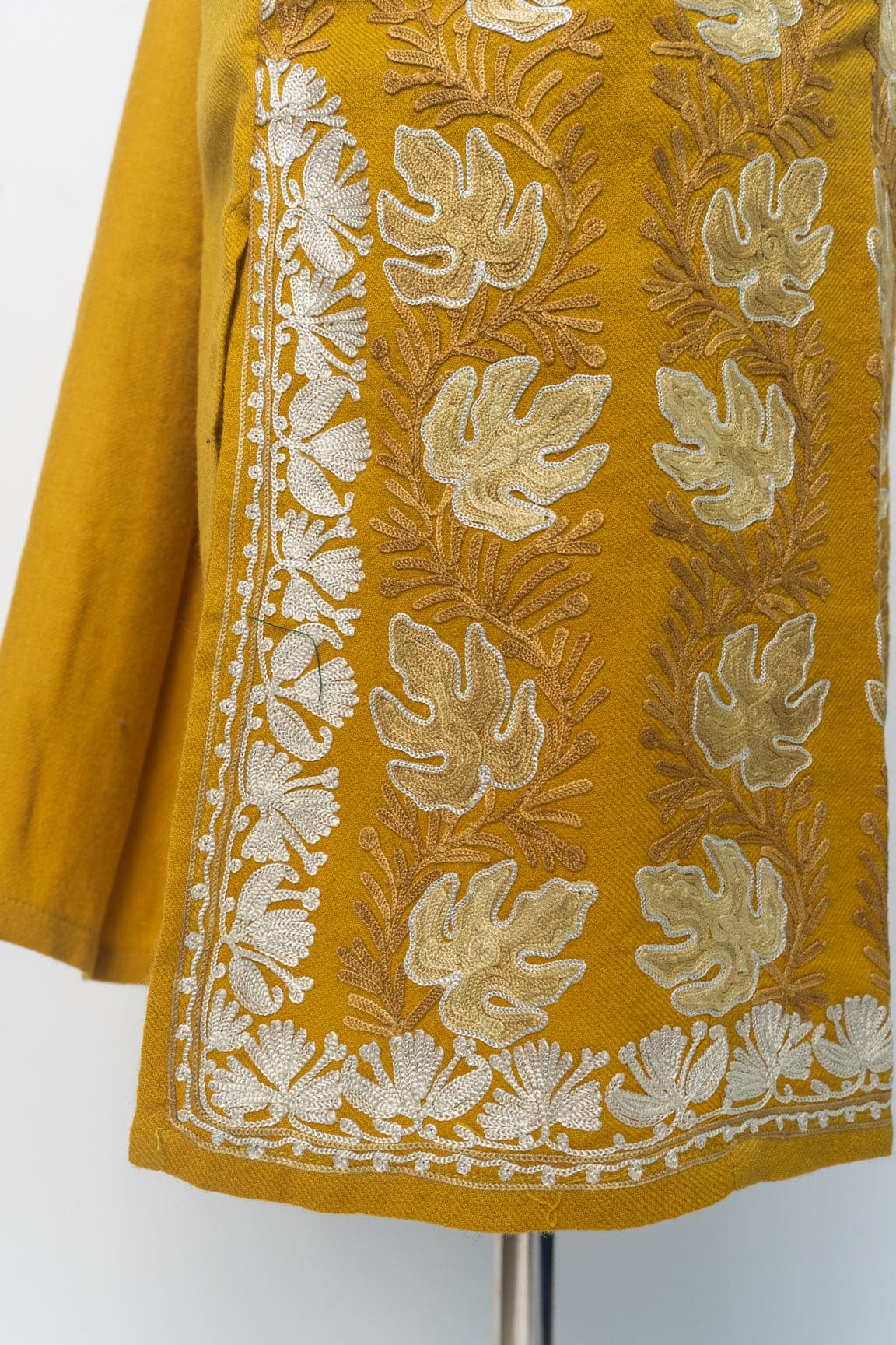 Golden Harvest Kashmiri Pheran with Tilla & Aari Embroidery